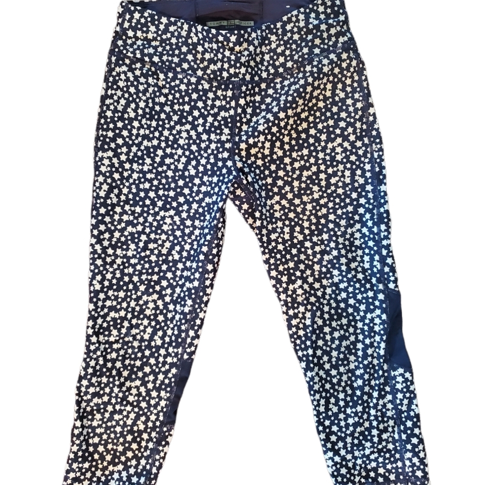 Preowned size US Women's Medium Tommy Hilfiger Star Design Work out Leggings
